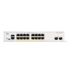 c1300-16p-2g cisco catalyst 1300 - switch - l2/l3 - fully managed - 16 x 10/100/1000 (poe+) + 2 x 10/100/1000/2500/5000/10000 sfp+ - rack-mountable