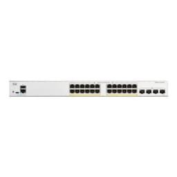 c1300-24p-4g cisco catalyst 1300 - switch - l2/l3 - fully managed - 24 x 10/100/1000 (poe+) + 4 x 10/100/1000/2500/5000/10000 sfp - rack-mountable