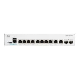 c1300-8p-e-2g cisco catalyst 1300 - switch - l2/l3 - fully managed - 8 x 10/100/1000 (poe+) + 2 x 10/100/1000/2500/5000/10000 sfp/rj-45 combo - rack-mountable