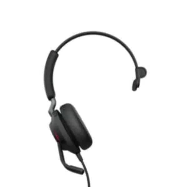 24089-899-899 | Evolve2 40 - MS Mono - Headset - Head-band - Office/Call center - Black - Monaural - Play/Pause - Track  - Volume + - Volume -