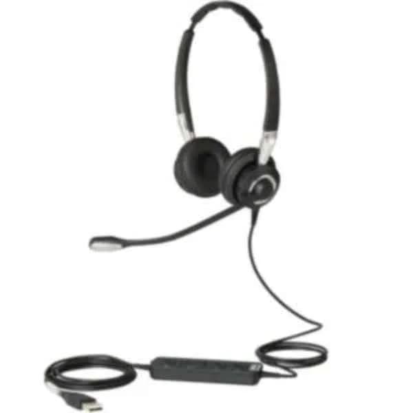 2499-829-309 | Biz 2400 II USB Duo CC - Headset - Head-band - Office/Call center - Black - Silver - Binaural - China