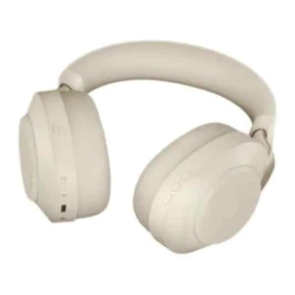 28599-989-898 evolve2 85 - uc stereo - headset - head-band - office/call center - beige - binaural - bluetooth pairing - play/pause - track  - volume + - volume -