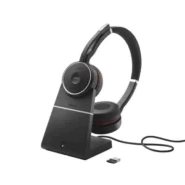 7599-838-199 | Jabra Evolve 75 UC Stereo Headset Head-band Bluetooth Black (7599-838-199)