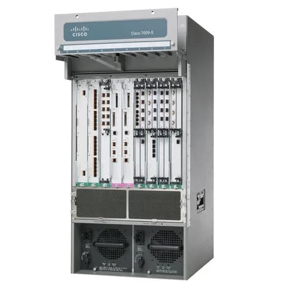 Cisco 7609S Chassis,9-slot,Redundant SUP32-8GE-3B,PS