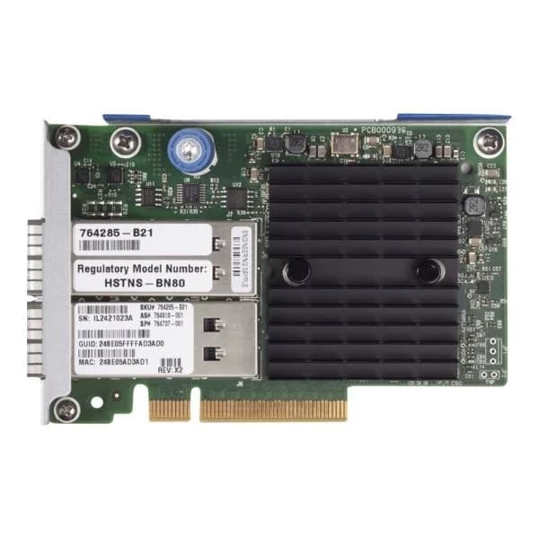 HPE InfiniBand QDR/Ethernet 10Gb 2-port 544+FLR-QSFP Adapter