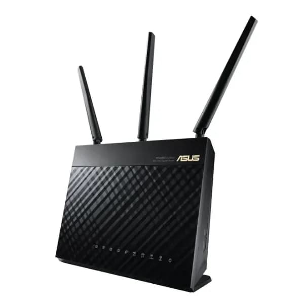 90ig00c3-mm3g10 rt-ac68u - wi-fi 5 (802.11ac) - dual-band (2.4 ghz / 5 ghz) - ethernet lan - 3g - black - tabletop router