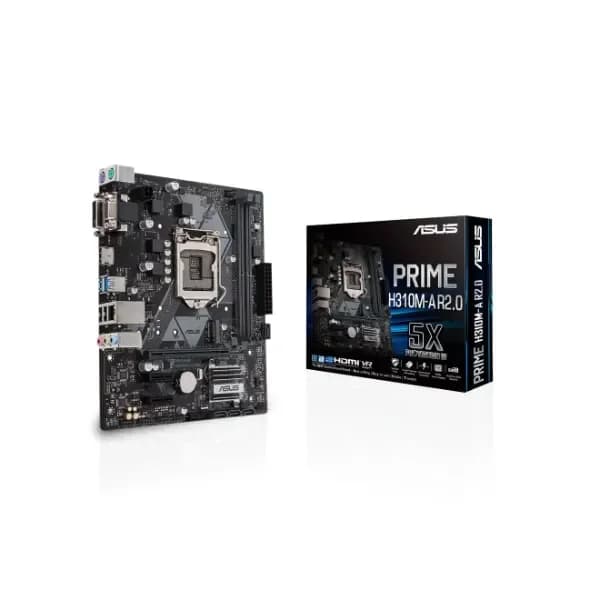 90mb0z10-m0eay0 prime h310m-a r2.0 - intel - lga 1151 (socket h4) - intel® celeron® - intel® core™ i3 - intel core i5 - intel core i7 - intel® pentium® - i3-8xxx,i5-8xxx,i7-8xxx - ddr4-sdram - 32 gb
