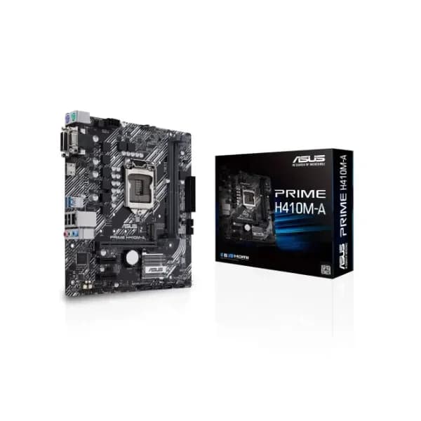 PRIME H410M-A - Intel - Intel® Celeron® - Intel® Core™ i3 - Intel Core i5 - Intel Core i7 - Intel Core i9 - Intel® Pentium® - DDR4-SDRAM - 64 GB - DIMM - Dual-channel