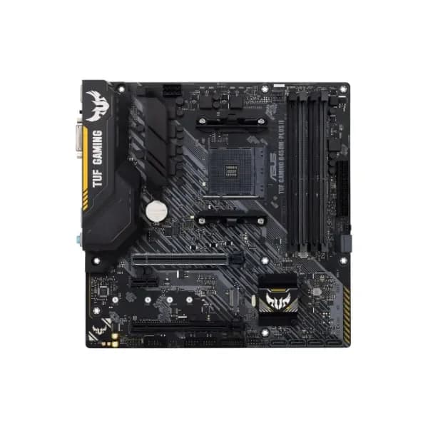 TUF Gaming B450M-Plus II - AMD - Socket AM4 - AMD Ryzen 3 - 2nd Generation AMD Ryzen™ 3 - AMD Ryzen 3 3rd Gen - AMD Ryzen 5 - 2nd Generation AMD... - DDR4-SDRAM - 128 GB - DIMM