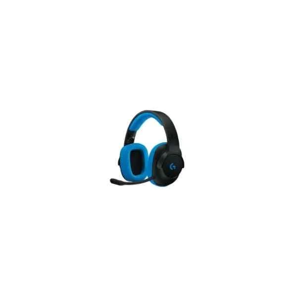 981-000703 | G G233 - Headset - Head-band - Gaming - Black - Blue - Binaural - 2 m
