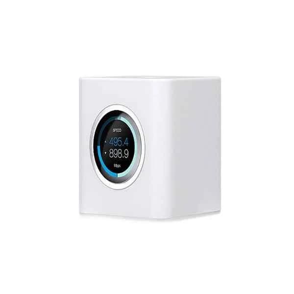 afi-r ubnt amplifi dual-band mesh wi-fi system, 1 gigabit ethernet, wifi router, mesh point, seamless whole home wireless internet coverage