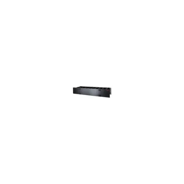 ar8603a 2u horizontal cable manager 6 fingers top bottom tie down