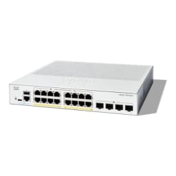 c1300-16p-4x cisco catalyst 1300 - switch - l2/l3 - fully managed - 16 x 10/100/1000 (poe+) + 4 x 10/100/1000/2500/5000/10000 sfp+ - rack-mountable