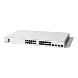 c1300-24t-4g cisco catalyst 1300 - switch - l2/l3 - fully managed - 24 x 10/100/1000 + 4 x 10/100/1000/2500/5000/10000 sfp - rack-mountable