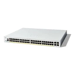c1300-48p-4g cisco catalyst 1300 - switch - l2/l3 - fully managed - 48 x 10/100/1000 (poe+) + 4 x 10/100/1000/2500/5000/10000 sfp - rack-mountable