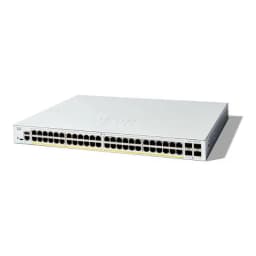 c1300-48p-4x cisco catalyst 1300 - switch - l2/l3 - fully managed - 48 x 10/100/1000 (poe+) + 4 x 10/100/1000/2500/5000/10000 sfp+ - rack-mountable