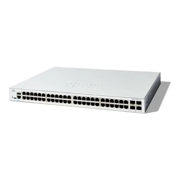 Cisco Catalyst 1300 - Switch - L2/L3 - Fully managed - 48 x 10/100/1000 + 4 x 10/100/1000/2500/5000/10000 SFP+ - rack-mountable