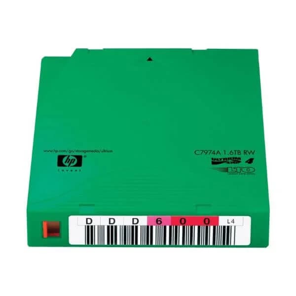 c7974al hpe lto-4 ultrium 1.6tb rw custom label data cartridge 20 pack
