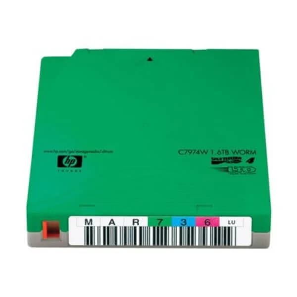 c7974wl hpe lto-4 ultrium 1.6tb worm custom label data cartridge 20 pack