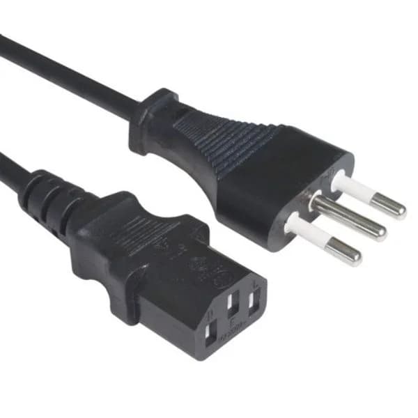 AC Power Cord (Italy), C13, CEI 23-16, 2.5m