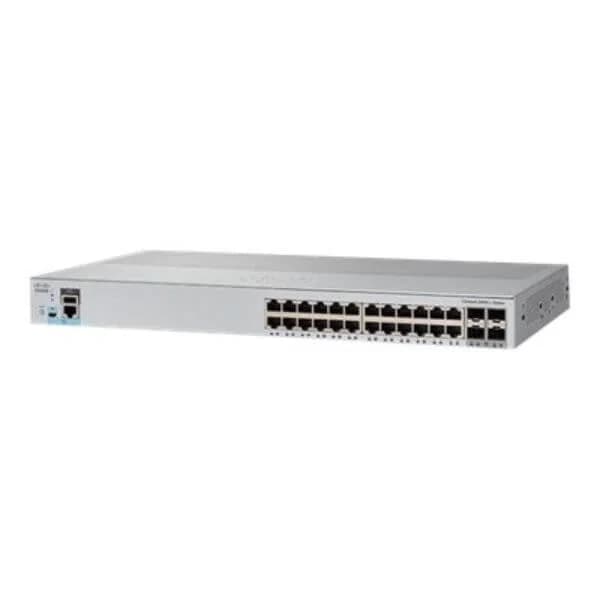 cbs110-24pp cisco business 110 unmanaged switch, 24 10/100/1000 ports (12 support poe with 100w power budget), 2 gigabit sfp (combo with 2 10/100/1000 ports)