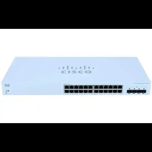 cbs220-24t-4g business 220 series cbs220-24t-4g - switch - smart - 24 x 10/100/1000 + 4 x gigabit sfp (uplink) - rack-mountable