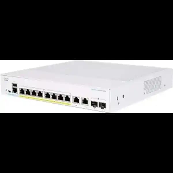 Switch - L3 - Managed - 8 x 10/100/1000 (PoE+) + 2 x combo Gigabit Ethernet/Gigabit SFP - rack-mountable - PoE+ (120 W)
