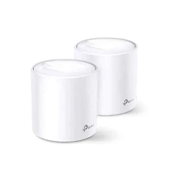deco x20(2-pack) deco x20 (2-pack) - wi-fi 5 (802.11ac) - dual-band (2.4 ghz / 5 ghz) - ethernet lan - white - tabletop router