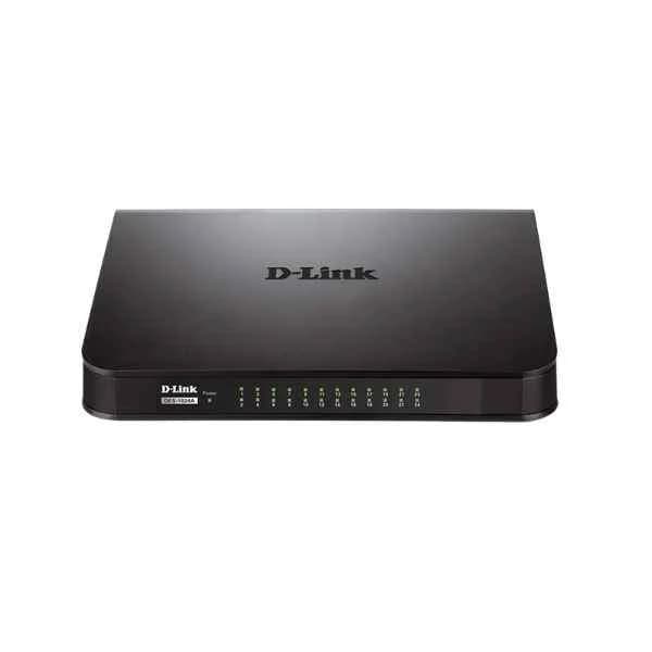 des-1024a d-link ports: 24 100m electrical ports, backplane bandwidth: 4.8g, packet forwarding rate: 3.6m, size: 282x178x44mm (11 inches, iron case), power supply: ac 100-240v built-in power supply, rackable, non-network management switch