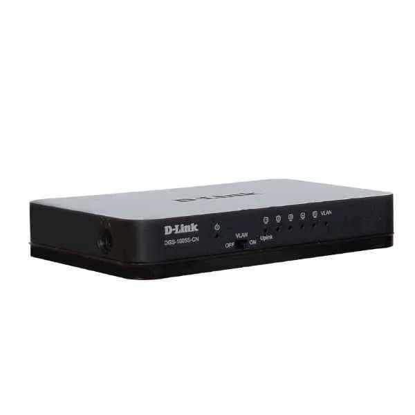 dgs-1005s-cn d-link ports: 5 gigabit electrical ports, backplane bandwidth: 10g, packet forwarding rate: 7.4m, size: 131x82x22mm (5.2 inches, plastic case), power supply: dc 5v/0.6a external power supply, non-network management switch, support one key vlan