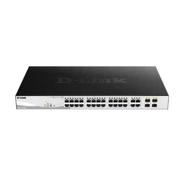 24PORT GIGABIT SMART MANAGED POE SWITCH + 4PORT COMBO