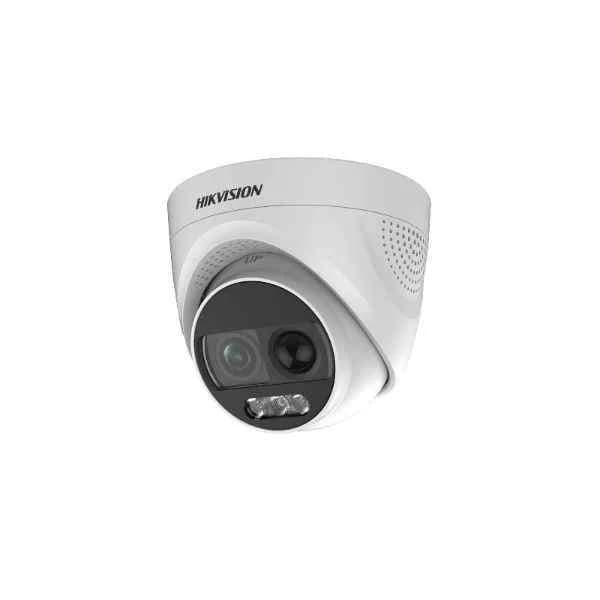 2 MP ColorVu PIR Siren Fixed Turret Camera