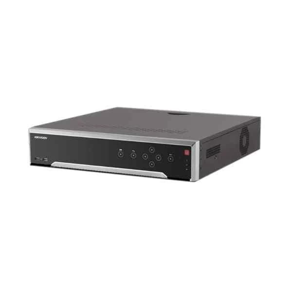 ds-8632ni-k8 256/160 mbps in/out bandwidth, 1080p@30fps/ 2-ch 4k@25fps max resolution, video output: vga & 2*hdmi + audio i/o: 1 in/ 2 out + alarm i/o: 16 in/ 4 out, 8 x 6tb sata