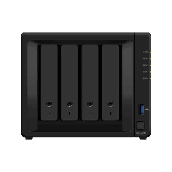 ds918+ diskstation ds918+ - nas - desktop - intel® celeron® - j3455 - black