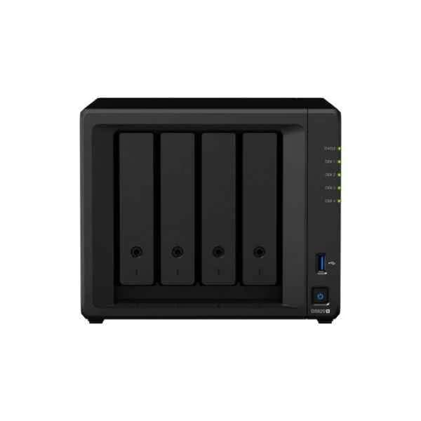 ds920+ synology diskstation ds920+ nas/storage server mini tower ethernet lan black j4125 (ds920+)