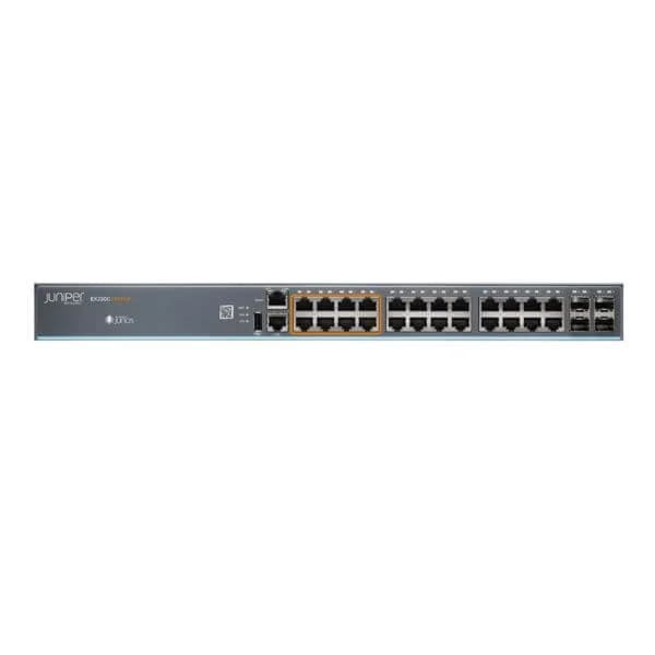 ex2300-24mp ex2300 class multi-gig switch with 16 x 1g, 8 x 1g/2.5g copper ports, 30w poe