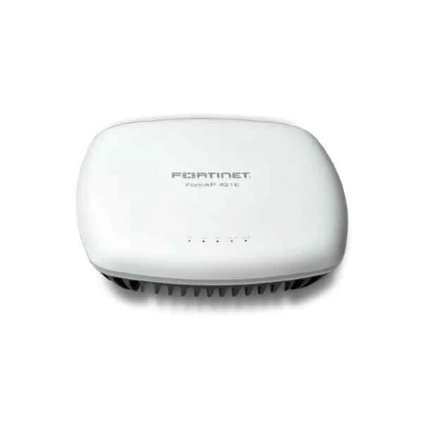 fap-421e fortinet fap-421e. indoor wireless ap €” 2x ge rj45 ports, 802.11 a/b/g/n/ac wave 2, dual radio (2.4 ghz/5 ghz), 4x4 mu-mimo, ceiling/wall mount kit included, power adapter not included. for gigabit poe injector order: gpi-130.