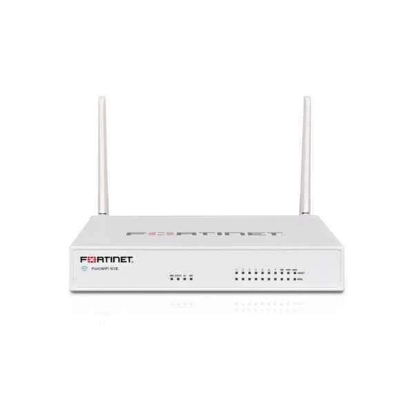 Fortinet FWF-61E 10 x GE RJ45 ports (including 2 x WAN Ports, 1 x DMZ Port, 7 x Internal Ports), Wireless (802.11a/b/g/n/ac), 128GB SSD onboard storage. Max managed FortiAPs (Total / Tunnel) 10 / 5