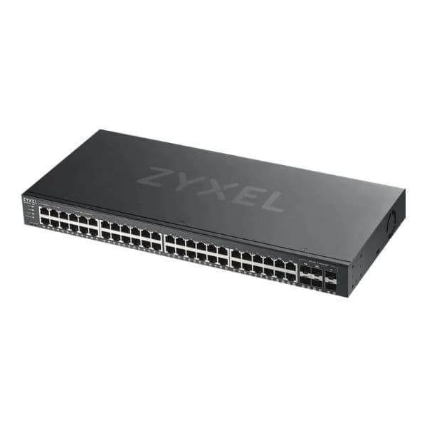 gs1920-48v2-gb0101f gs1920-48v2, 50 port smart managed switch 44x gigabit copper and 4x gigabit dual pers., hybrid mode, standalone or nebulaflex cloud