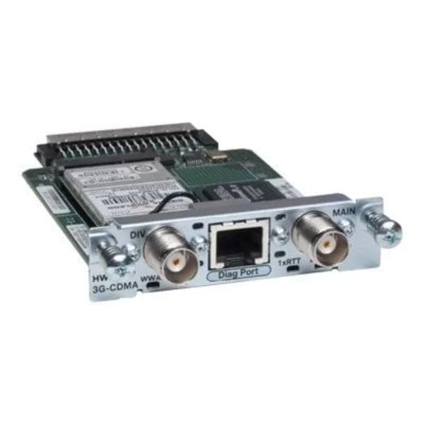 Cisco HWIC-3G-CDMA-T, India Tata-3G  EVDO Rev A/0/1xRTT 800/1900MHz, 1800/2800/3800 series router