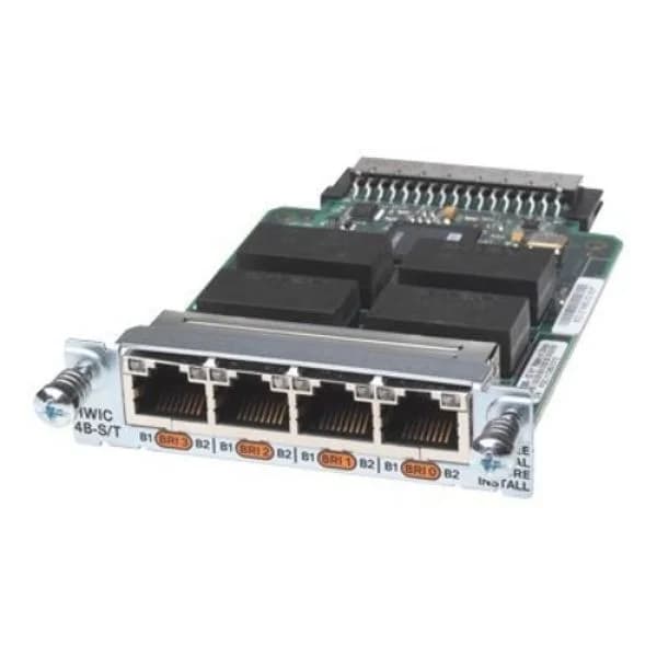 hwic-4b-s/t 4-port isdn bri high-speed wan interface card cisco router high-speed wan interface card