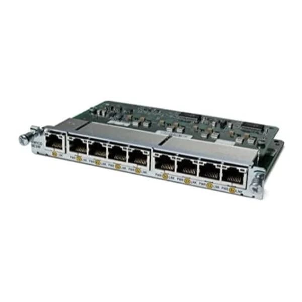 hwic-d-9esw-poe 9-port ethernet switch hwic with power over ethernet cisco router high-speed wan interface card
