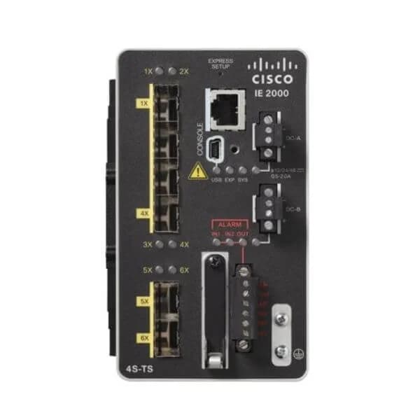 ie-2000-4ts-l industrial ethernet 2000 4port fe plus 2port sfp uplink lite sw
