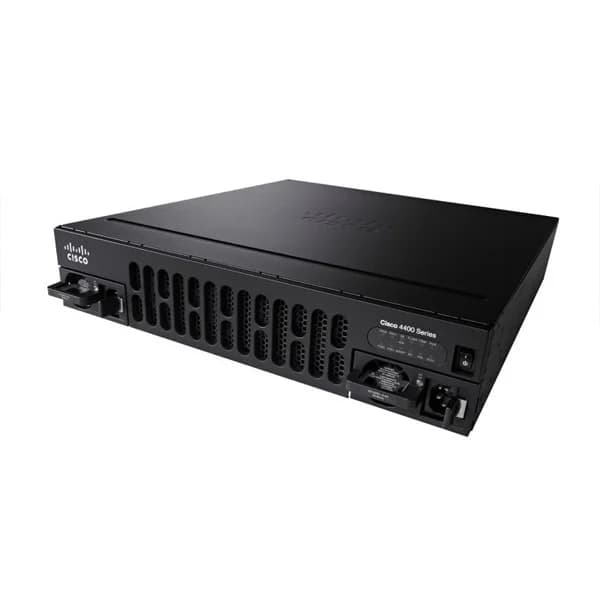 isr4451-x/k9 1-2g system throughput, 4 wan/lan ports, 4 sfp ports, 10 core cpu, security, voice, waas, intelligrnt wan, onepk, avc, separate control data and services cpus
