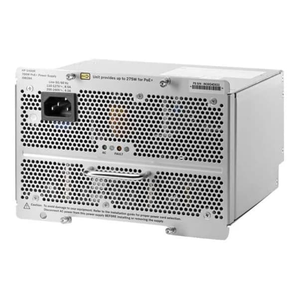 j9828a hp 5400r 700w poe+ zl2 power supply