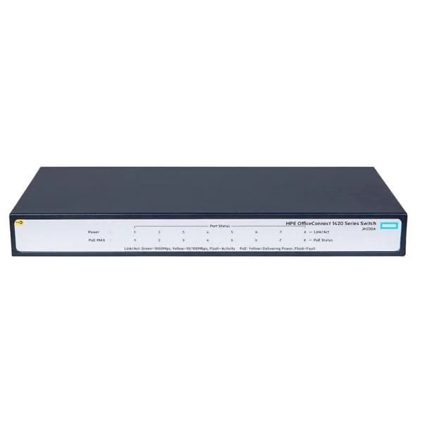 HPE 1420 8G PoE+ (64W) Switch