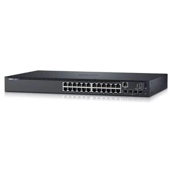 Dell Networking N1524, 24x 1GbE + 4x 10GbE SFP+ Fixed port, stack, airflow from IO to PSU , AC_x005F_x000D_