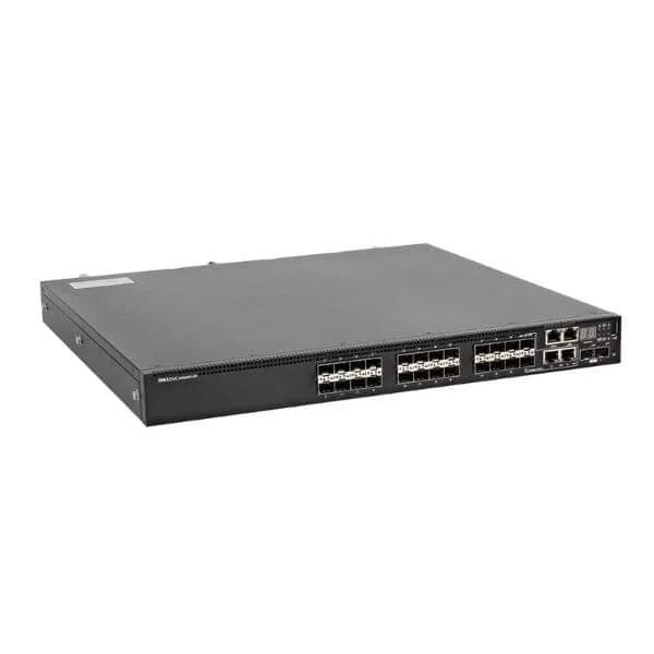 n3024ef-on dell networking n3024ef-on, 24x 1gbf, 2x sfp + 10gbe, 2x gbe, l3, stacked, airflow from io to psu, 1x ac psu_x005f_x000d_