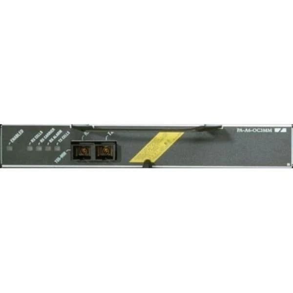 pa-a6-oc3smi model:cisco 7200 series 1 port enh atm oc3c/stm1 singlemode(ir)port adapter