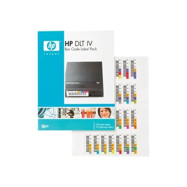 q2004a hp dlt iv bar code label pack